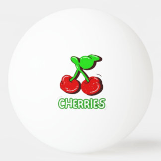 • Süße Kirschen Pop Art Tischtennisball