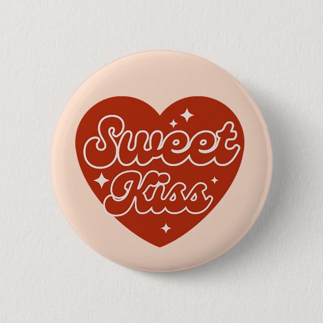 Süße Kiss-Taste Button (Vorderseite)