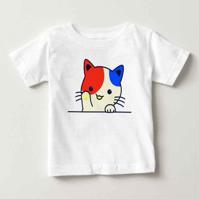 Süsse Kitten Baby T-shirt (Vorderseite)