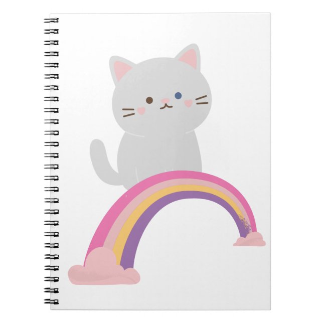 Süsse Kitten Cat Notizblock (Vorderseite)