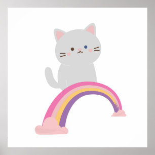 Süsse Kitten Cat Poster
