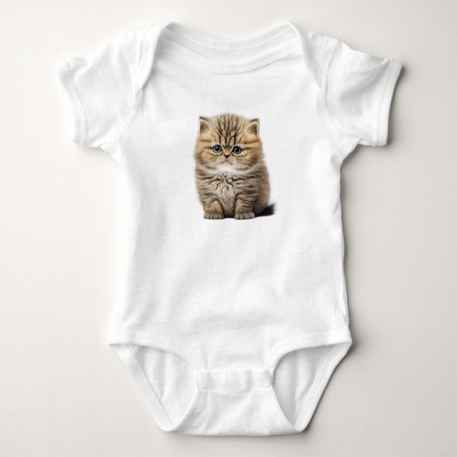 Süße Kitty Baby Strampler (Vorderseite)