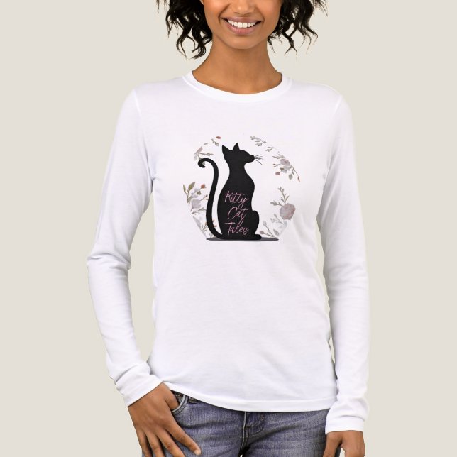 Süße Kitty Katze  Tri-Blend Shirt (Vorderseite)