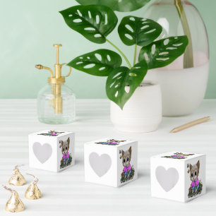 Süße Kitty Katze und Schmetterling Geschenkschachtel
