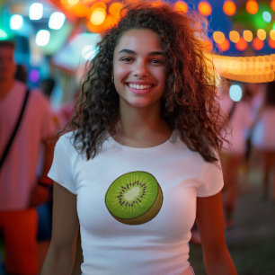 süße Kiwi grüne Sommerästhetik T-Shirt