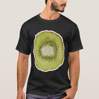 Süße Kiwi in Aquarell T-Shirt