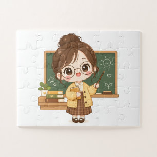 Süße Klassenlehrerin Puzzle