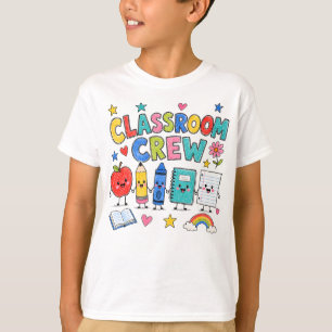 Süße Klassenzimmer-Crew-Lehrer-Klassenzimmer-Dekor T-Shirt