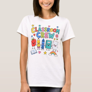 Süße Klassenzimmer-Crew-Lehrer-Klassenzimmer-Dekor T-Shirt