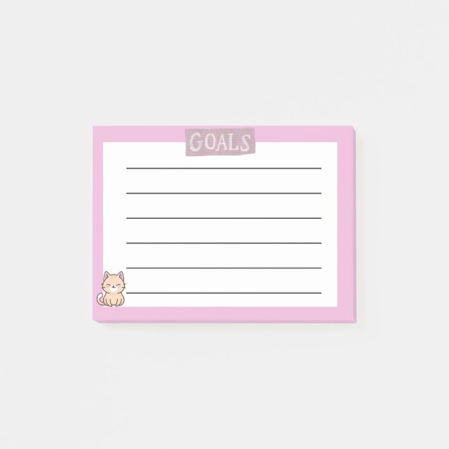 Süße klebrige Haftnotizen  Post-it Klebezettel (Vorderseite)