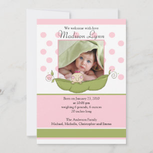 Süße kleine ankündigung