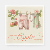 Süße kleine Apfel-Baby-Party | Herbstliche rustika