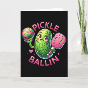 Süße Kleine Ballin Kleineball Frauen Mädchen Klein Karte