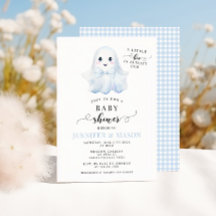 Süße kleine blaue Boo-Geist-Fliege Baby-Junge-Part