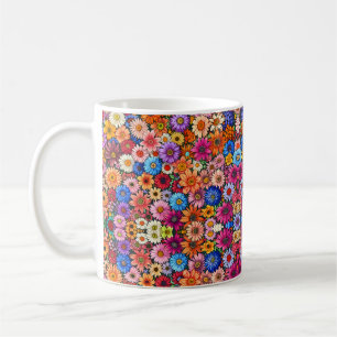 Süße kleine Blumenköpfe Kaffeetasse