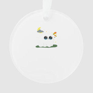 Süße kleine Boostie Herbstszene Vintage Klassiker Ornament