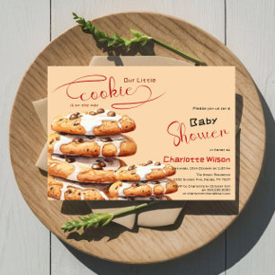 Süße kleine Cookie-Baby-Party Einladung