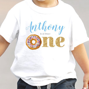 Süße kleine Donut-Boys 1. Geburtstag Baby T-shirt