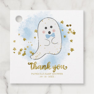 Süße kleine Geister-Halloween-Baby-Party Danke Fav Geschenkanhänger