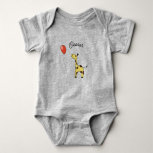Süße kleine Giraffe Baby Strampler