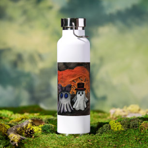 Süße kleine Halloween-Geisterfreunde Trinkflasche
