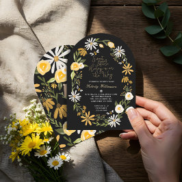 Süße kleine Honig auf dem Weg Beautydusche Einladung