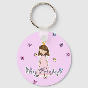 Süße kleine hübsche Feenprinzessin Schlüsselanhänger