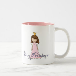 Süße kleine hübsche Feenprinzessin Zweifarbige Tasse