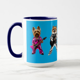 Süße kleine Hunde-Rocker-Tasse Tasse