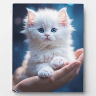 Süße kleine Kätzchen-Design-Rahmen Fotoplatte
