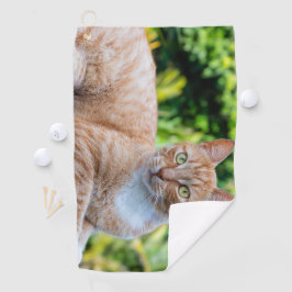 Süße kleine Kätzchen Golfhandtuch