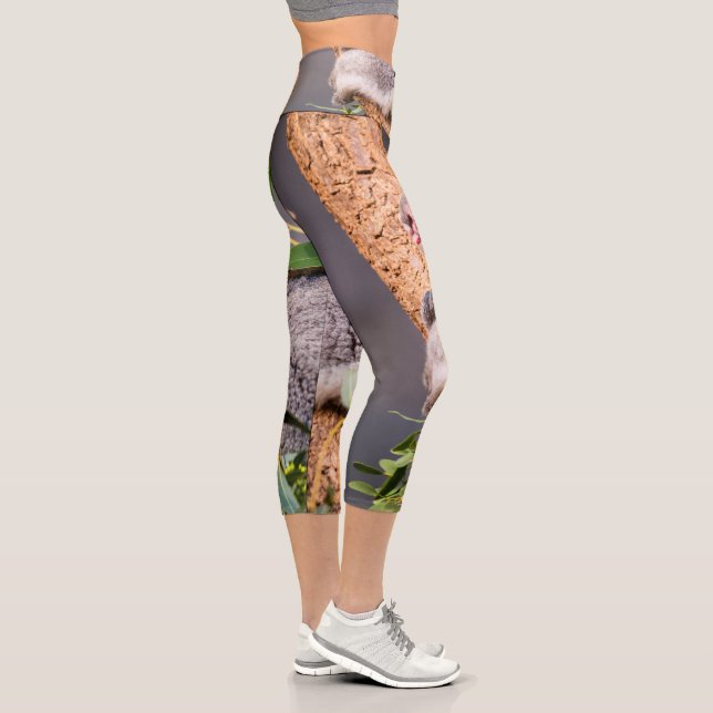 Süße kleine Koala Capri Leggings (Rechts)