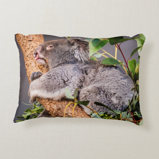 Süße kleine Koala Dekokissen (Rückseite)