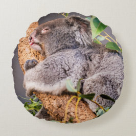 Süße kleine Koala Rundes Kissen