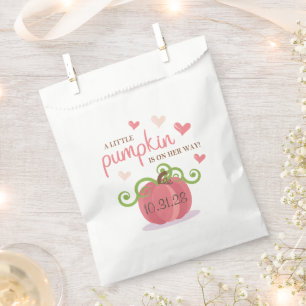 Süße kleine Kürbis-Baby-Shower-Geschenktüten Geschenktütchen