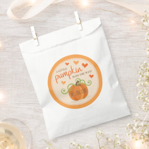 Süße kleine Kürbis-Baby-Shower-Geschenktüten Geschenktütchen