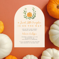 Süße kleine Kürbis-Herbst-Baby-Party