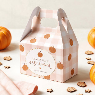 Süße kleine Kürbisse geschlechtsneutrale Babyparty Geschenkschachtel