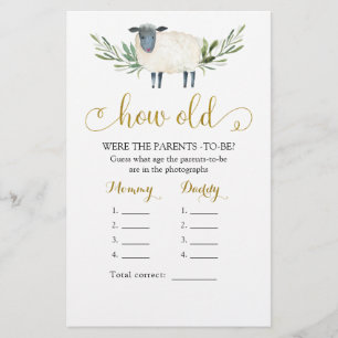 Süße kleine Lammgärten wie alte Eltern