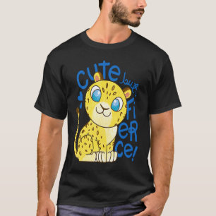 Süße kleine Leopard Kinder Süß aber wilde Katze T-Shirt