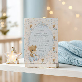 Süße kleine Maus Baby Shower Einladung