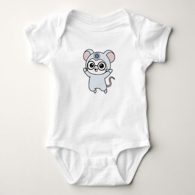 Süße kleine Maus  Baby Strampler (Vorderseite)