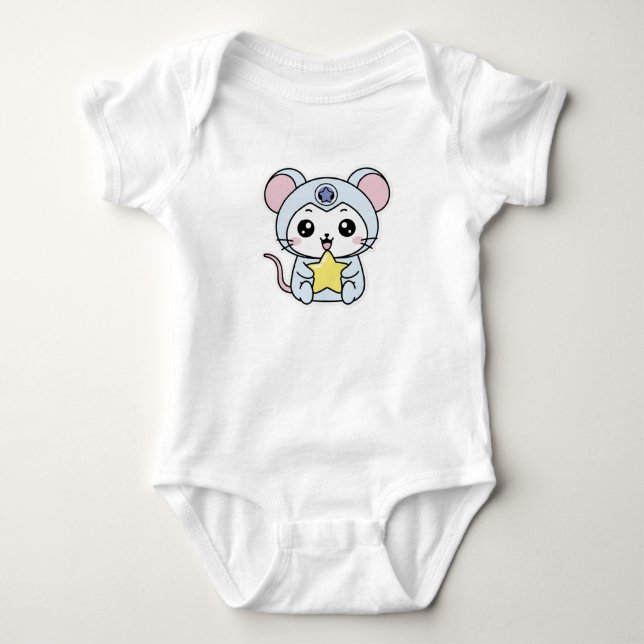 Süße kleine Maus  Baby Strampler (Vorderseite)