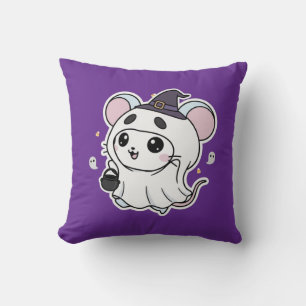 Süße kleine Maus, bereit für Halloween Kissen