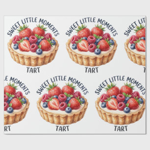 Süße kleine Momente Beerentorte Geschenkpapier