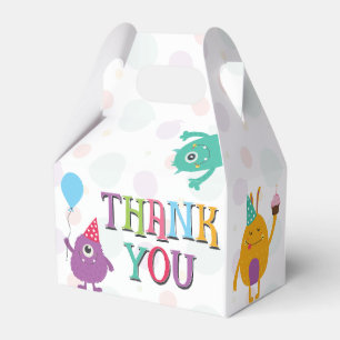 Süße kleine Monster Geburtstagsfeier Danke schön Geschenkschachtel
