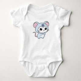 Süße kleine niedliche Maus  Baby Strampler