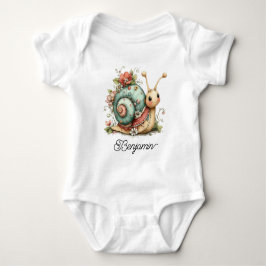 Süße kleine Schnecke Baby Strampler