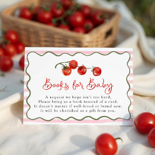 Süße kleine Tomatenbücher fürs Baby Begleitkarte