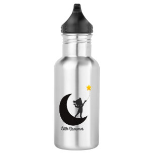 Süße kleine Träumer Mond & Stern Kinder Trinkflasc Edelstahlflasche